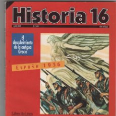Coleccionismo de Revista Historia 16: HISTORIA 16 Nº 245, ESPAÑA 1936, LA CIEGA MARCHA HACIA LA GUERRA, 2 DOCUMENTOS DE LA CONSPIRACIÓN