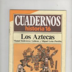 Coleccionismo de Revista Historia 16: CUADERNOS DE HISTORIA 16 Nº 27, LOS AZTECAS