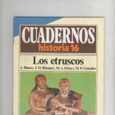 Coleccionismo de Revista Historia 16: CUADERNOS DE HISTORIA 16 Nº 54, LOS ETRUSCOS