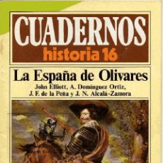 Coleccionismo de Revista Historia 16: CUADERNO HISTORIA 16 NUMERO 148 LA ESPAÑA DEL CONDE DUQUE DE OLIVARES CUADERNOS HISTORIA16 H16