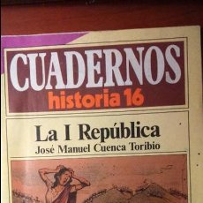 Coleccionismo de Revista Historia 16: LA I REPÚBLICA
