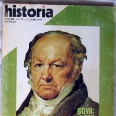 Coleccionismo de Revista Historia 16: REVISTA HISTORIA 16 - Nº 28 - GOYA: ARTE Y LIBERTAD - VER ÍNDICE Y DESCRIPCIÓN. Lote 55116218