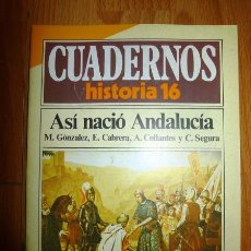 Coleccionismo de Revista Historia 16: CUADERNOS HISTORIA 16. 65 : ASÍ NACIÓ ANDALUCÍA