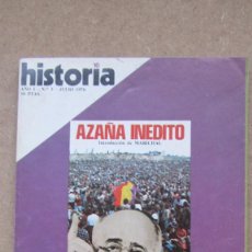 Coleccionismo de Revista Historia 16: HISTORIA 16. Nº 3. AZAÑA INÉDITO