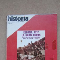 Coleccionismo de Revista Historia 16: HISTORIA 16. Nº 16 AÑO II ESPAÑA 1917. LA GRAN CRISIS