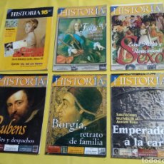 Coleccionismo de Revista Historia 16: LOTE 6 REVISTAS HISTORIA 16 NUMEROS 257-300-306-335-338-345. Lote 182545727