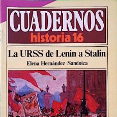 Coleccionismo de Revista Historia 16: LA URSS DE LENIN A STALIN - CUADERNOS HISTORIA 16, Nº 124. Lote 292286293