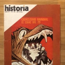 Coleccionismo de Revista Historia 16: HISTORIA 16. AÑO IV. Nº 35. CATACLISMO MUNDIAL, EL CRAC DEL 29. Lote 335387678