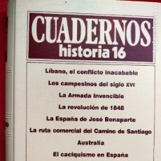 Coleccionismo de Revista Historia 16: CUADERNOS HISTORIA 16. Nº 19. FASCÍCULOS 181-190. Lote 362253055