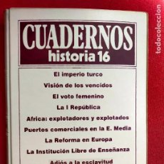 Coleccionismo de Revista Historia 16: CUADERNOS HISTORIA 16. Nº 17. FASCÍCULOS 161-170. Lote 362253785