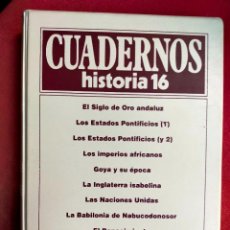 Colecionismo da Revista Historia 16: CUADERNOS HISTORIA 16. Nº 28. FASCÍCULOS 271-280. Lote 362253985