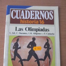 Coleccionismo de Revista Historia 16: LAS OLIMPIADAS. CUADERNOS HISTORIA 16