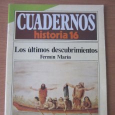Coleccionismo de Revista Historia 16: LOS ÚLTIMOS DESCUBRIMIENTOS. CUADERNOS HISTORIA 16