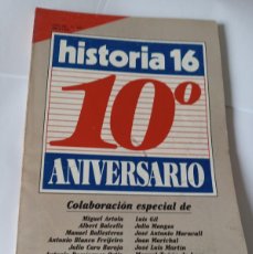 Coleccionismo de Revista Historia 16: HISTORIA 16 10ºANIVERSARIO AÑO XI Nº 121