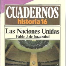 Coleccionismo de Revista Historia 16: 277 CUADERNOS HISTORIA 16 LAS NACIONES UNIDAS PABLO J DE IRAZAZABAL. Lote 385505489