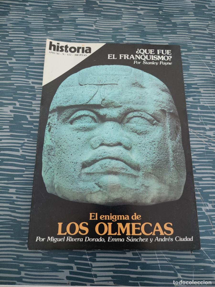 Coleccionismo de Revista Historia 16: HISTORIA 16,A&Ntilde;O XI,NUM.122,EL ENIGMA DE LOS OLMECAS,130 PAG,VER SUMARIO.