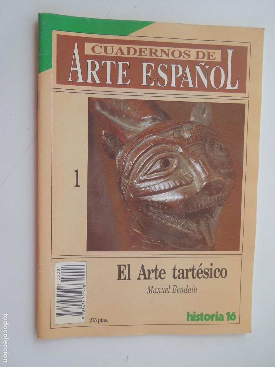 Collectionnisme de Magazine Historia 16: CUADERNOS DE ARTE ESPA&Ntilde;OL-N&ordm; 1-HISTORIA 16-EL ARTE TART&Eacute;SICO-MANUEL BENDALA.