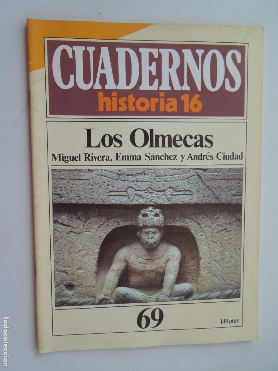 Coleccionismo de Revista Historia 16: CUADERNOS HISTORIA 16-N&ordm; 69-LOS OLMECAS-MIGUEL RIVERA, EMMA S&Aacute;NCHEZ, ANDR&Eacute;S CIUDAD.