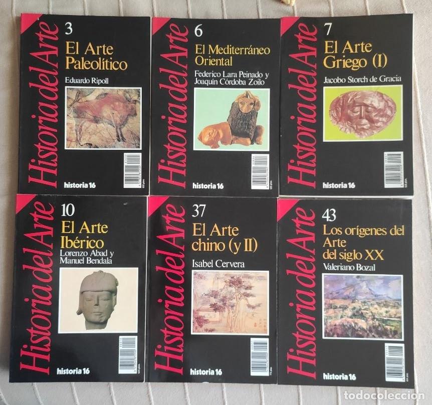 Coleccionismo de Revista Historia 16: Lote 6 revistas Historia del arte. N&ordm;s 3, 6, 7, 10, 37 y 43