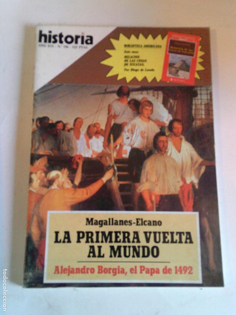 Coleccionismo de Revista Historia 16: Historia 16 N&ordm; 196 La primera vuelta al mundo