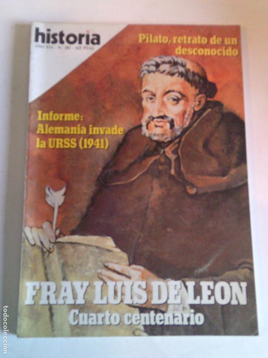 Coleccionismo de Revista Historia 16: Historia 16 N&ordm; 182 Fray Luis de Le&oacute;n Cuarto Centenerio