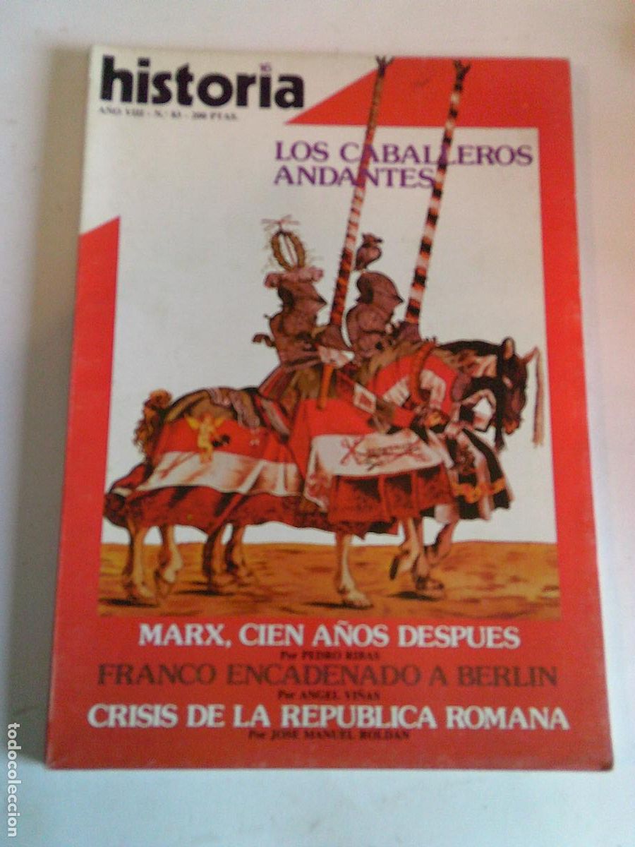Coleccionismo de Revista Historia 16: Historia 16 N&ordm; 83 Los caballeros andantes Marx, cien a&ntilde;os despues