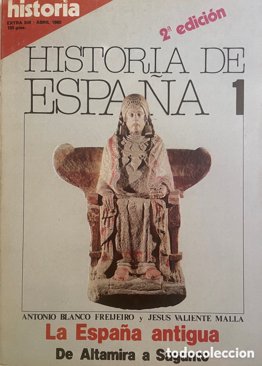 Coleccionismo de Revista Historia 16: Historia de Espa&ntilde;a 1. La Espa&ntilde;a antigua. Historia16. Abril 1980.