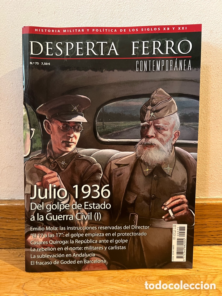 Coleccionismo de Revista Historia 16: Desperta Ferro contempor&aacute;nea Julio 1936 n&uacute;mero 75