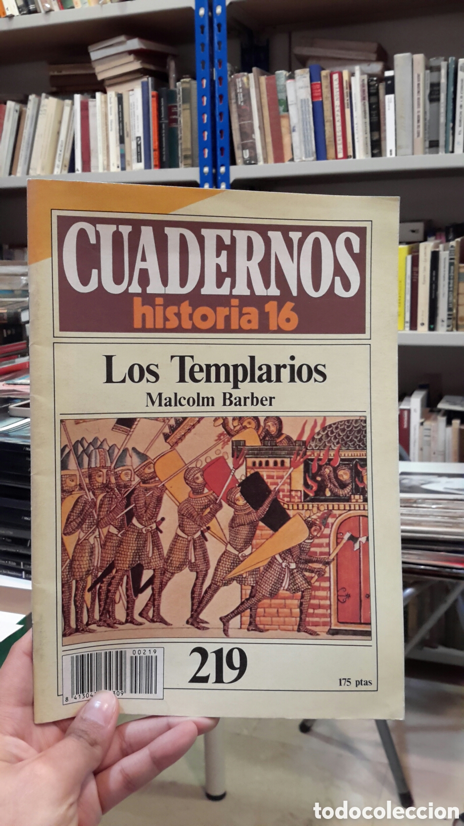 Coleccionismo de Revista Historia 16: Cuadernos Historia 16 n&deg; 219 - Los templarios