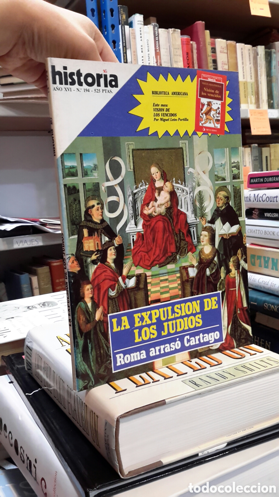 Collezionismo di Rivista Historia 16: Revista - Historia 16, a&ntilde;o XVI, n.194. La expulsion de Los Judios. Roma arraso' Cartago