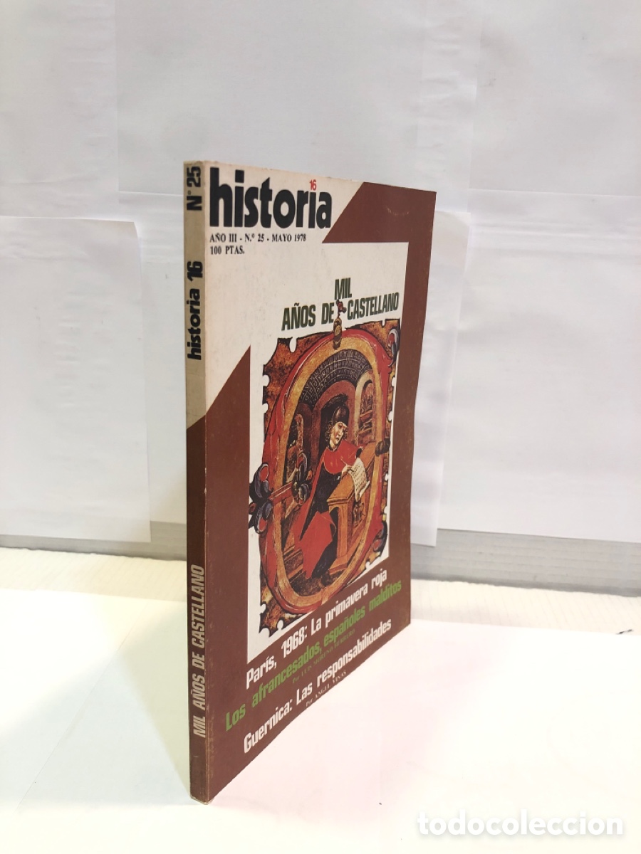 Coleccionismo de Revista Historia 16: Historia 16, n&deg; 25, a&ntilde;o III : Mil a&ntilde;os de castellano