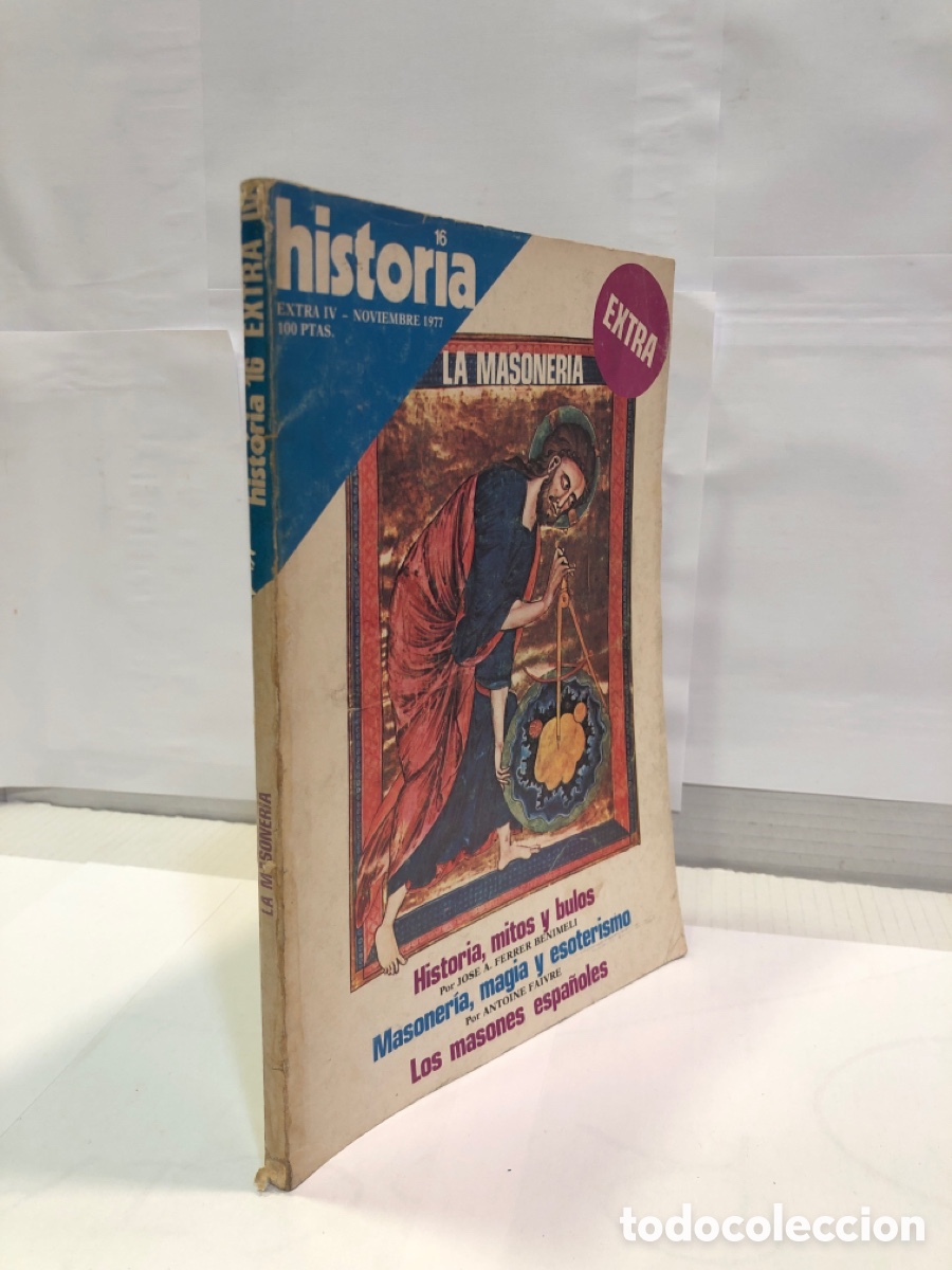 Coleccionismo de Revista Historia 16: Historia 16, EXTRA IV, Noviembre 1977 : La Masoner&iacute;a
