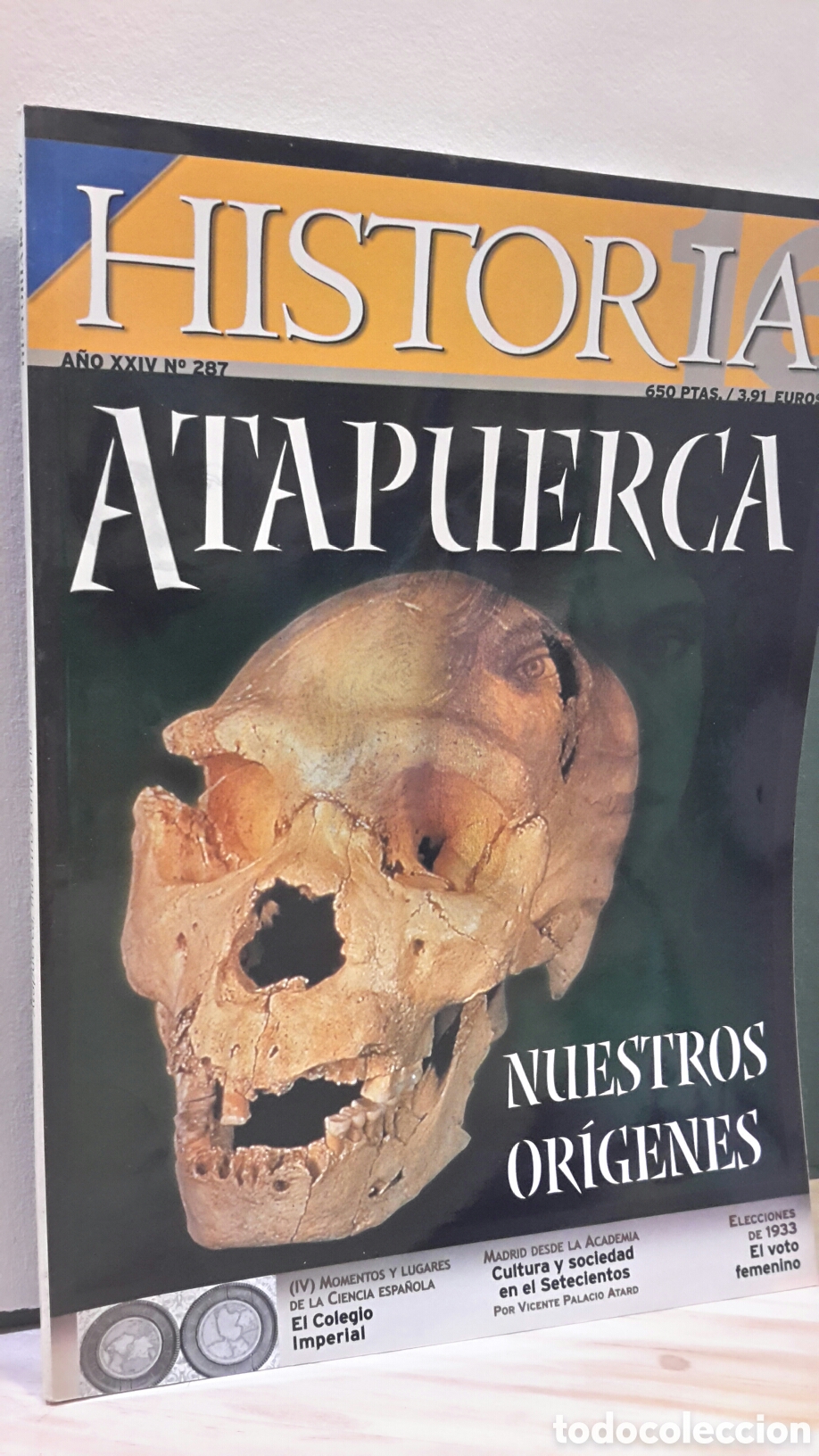 Collection Magazine Historia 16: Revista Historia 16 a&ntilde;o XXIV n. 287 - Atapuerca, nuestro origines