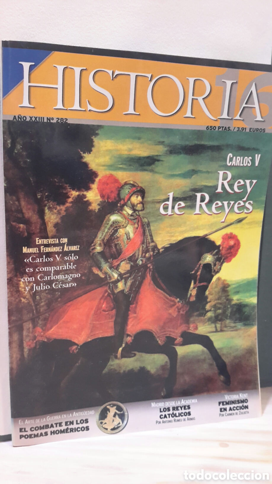 Collection Magazine Historia 16: Revista Historia 16 a&ntilde;o XXIII n.282 Carlos V Rey de Reyes
