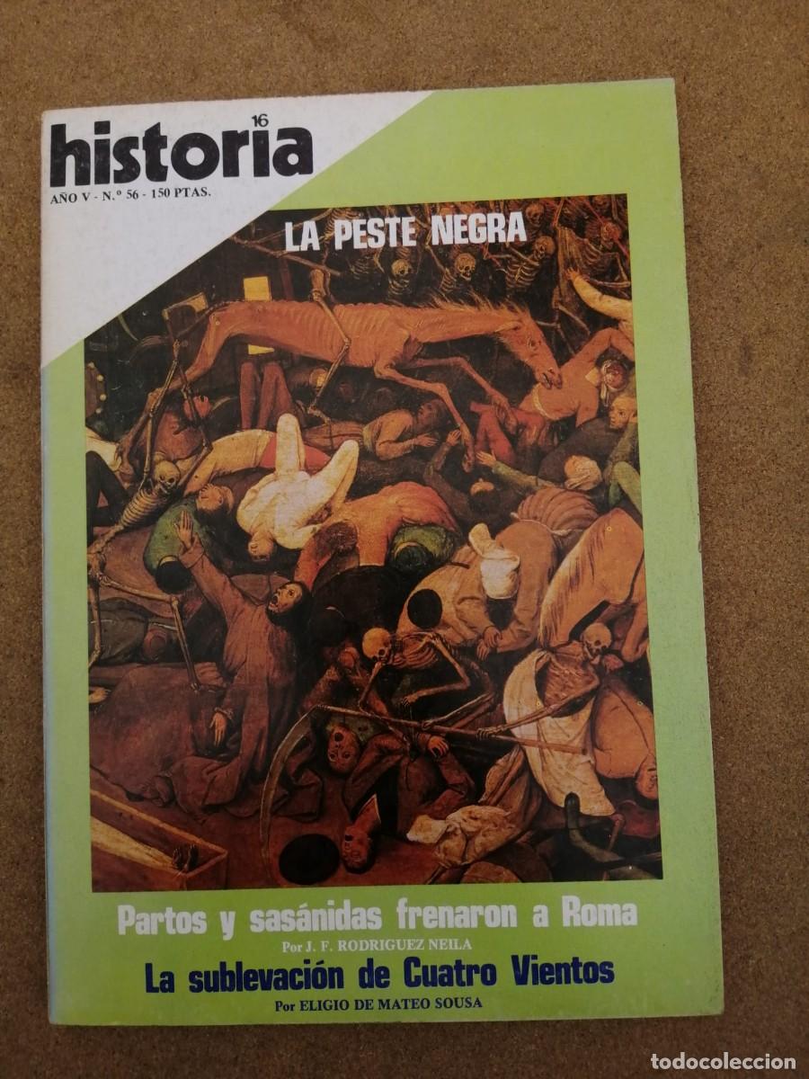 Coleccionismo de Revista Historia 16: HISTORIA 16 (NUMERO 56) LA PESTE NEGRA - LA SUBLEVACION DE CUATRO VIENTOS - ...