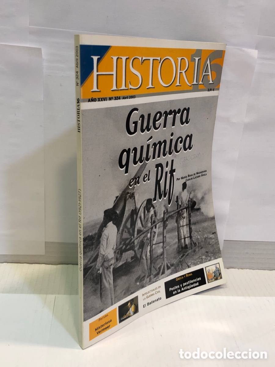 Coleccionismo de Revista Historia 16: Historia 16. A&ntilde;o XXVI. N. 324 Guerra qu&iacute;mica en el Rif