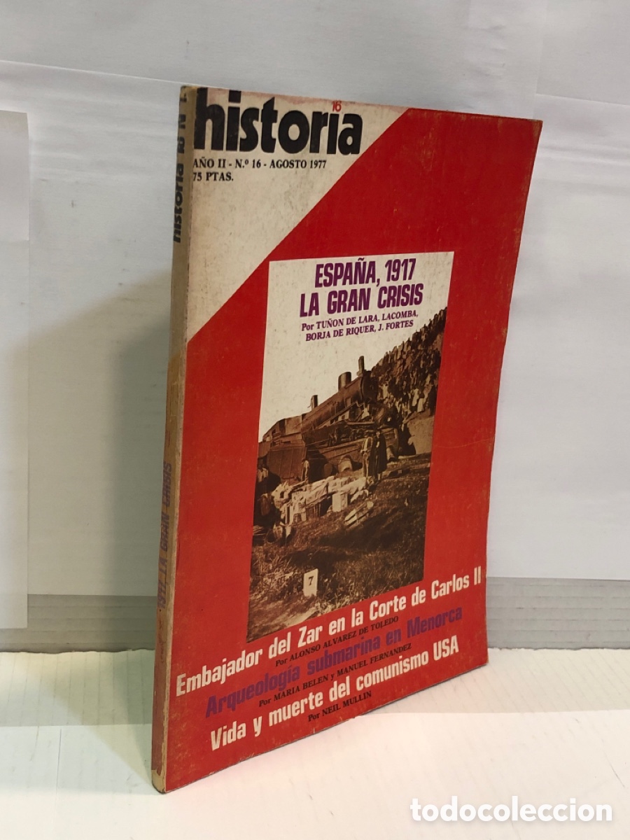 Coleccionismo de Revista Historia 16: Historia 16. A&ntilde;o II. N&ordm;16. Agosto 1977