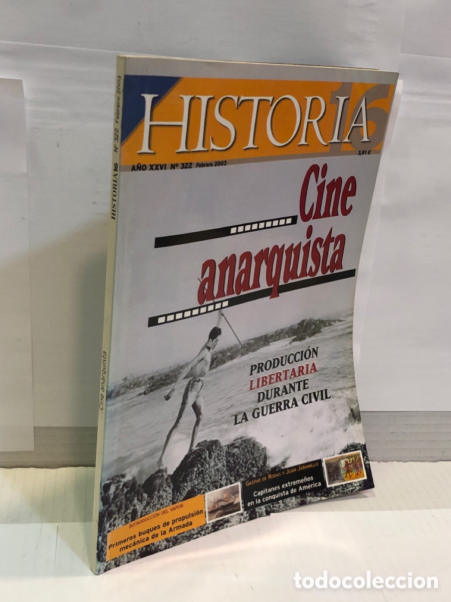 Coleccionismo de Revista Historia 16: Historia 16. A&ntilde;o XXVI. N. 322 Cine anarquista