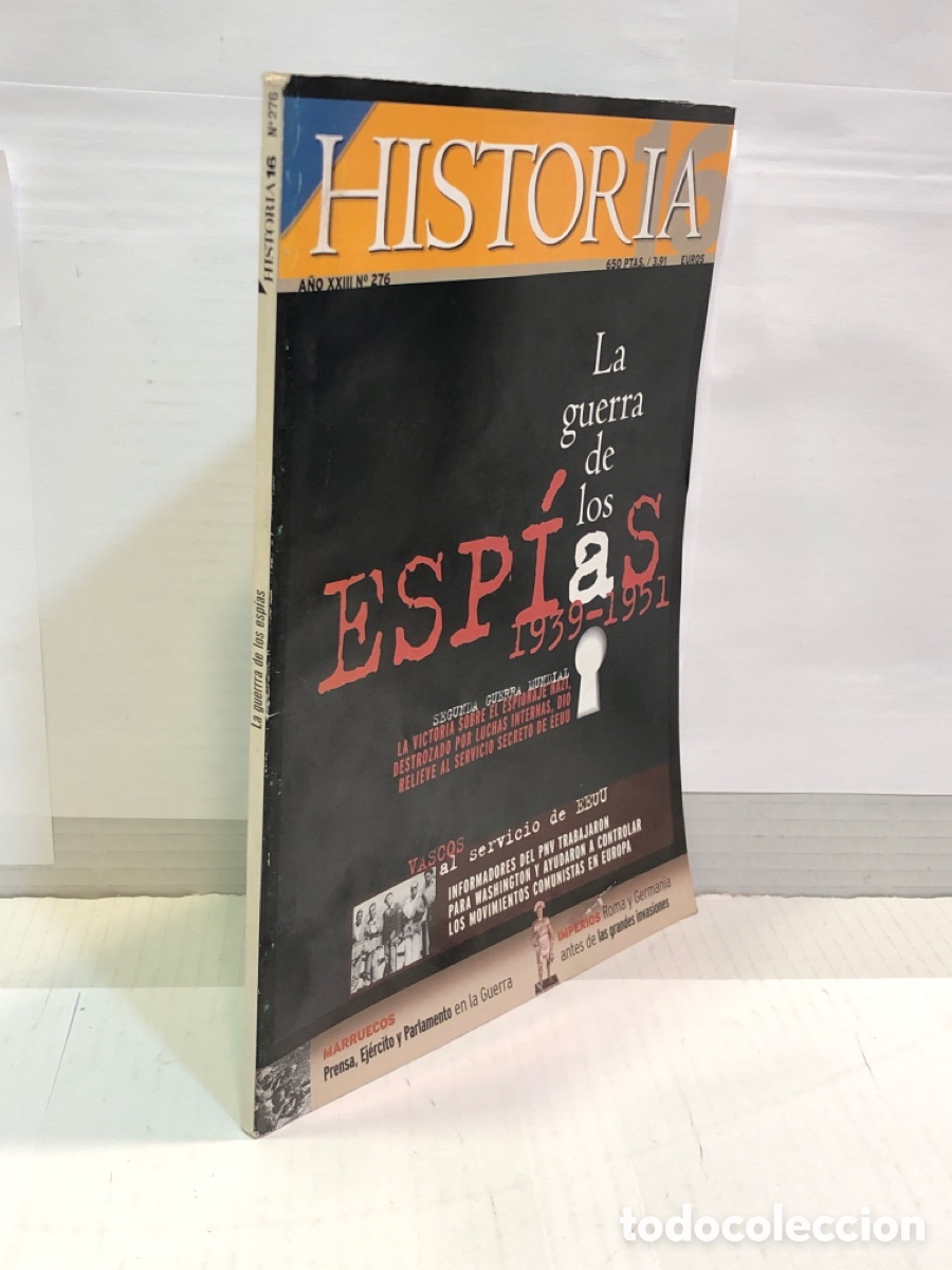 Coleccionismo de Revista Historia 16: Historia 16. A&ntilde;o XXIII N&ordm;276. La guerra de los espias 1939-1951