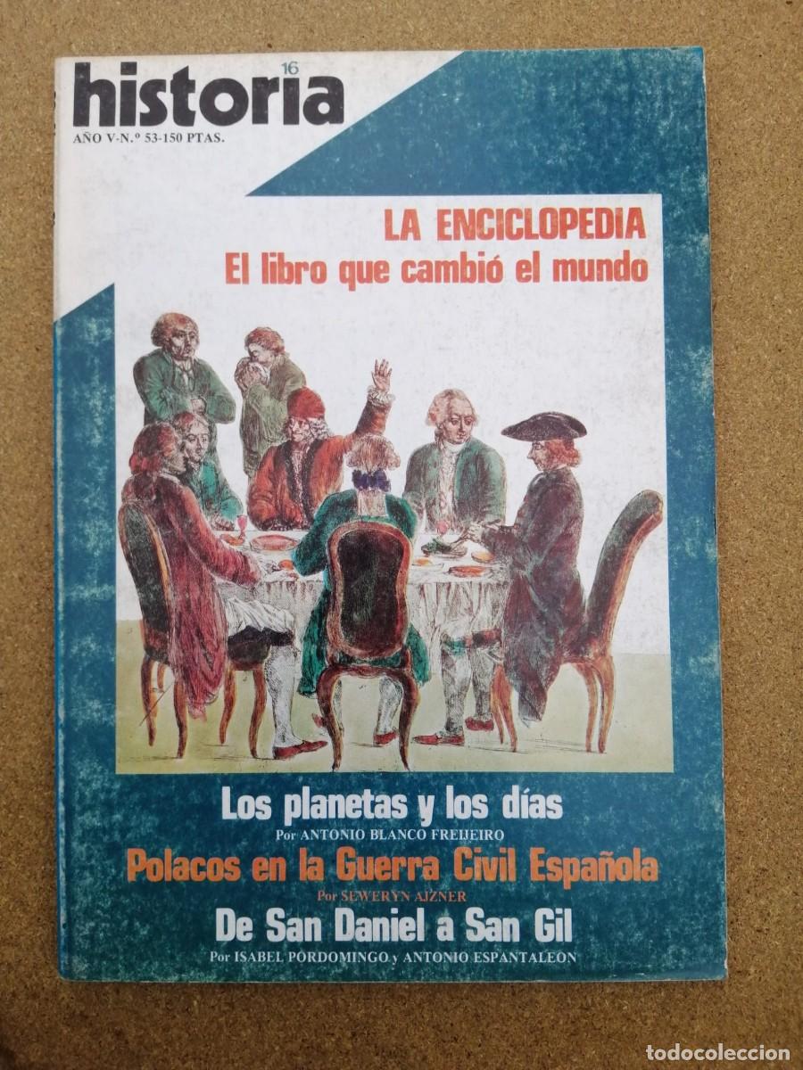 Coleccionismo de Revista Historia 16: HISTORIA 16 (NUMERO 53) POLACOS EN LA GUERRA CIVIL ESPA&Ntilde;OLA - LOS PLANETAS Y LOS DIAS -...