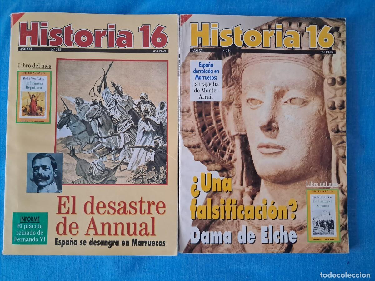 Coleccionismo de Revista Historia 16: LOTE DE 2 REVISTAS &rdquo;HISTORIA 16&rdquo; N&ordm;s 243 Y 244
