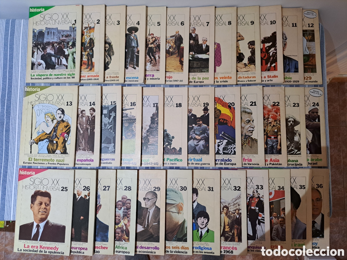 Coleccionismo de Revista Historia 16: OBRA COMPLETA 36 N&Uacute;MEROS - HISTORIA 16 - SIGLO XX HISTORIA UNIVERSAL