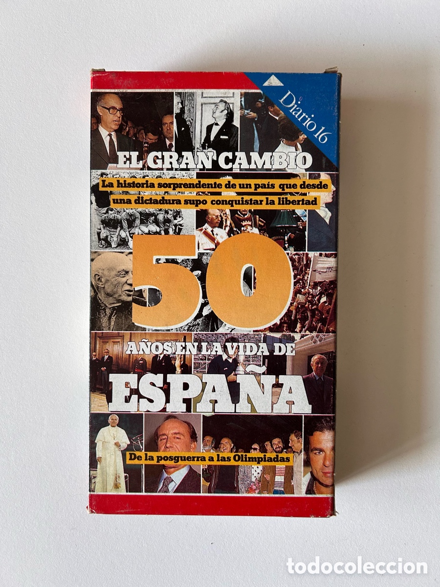 Coleccionismo de revista Historia 16: VHS El Gran Cambio: 50 A&ntilde;os en la Vida de Espa&ntilde;a