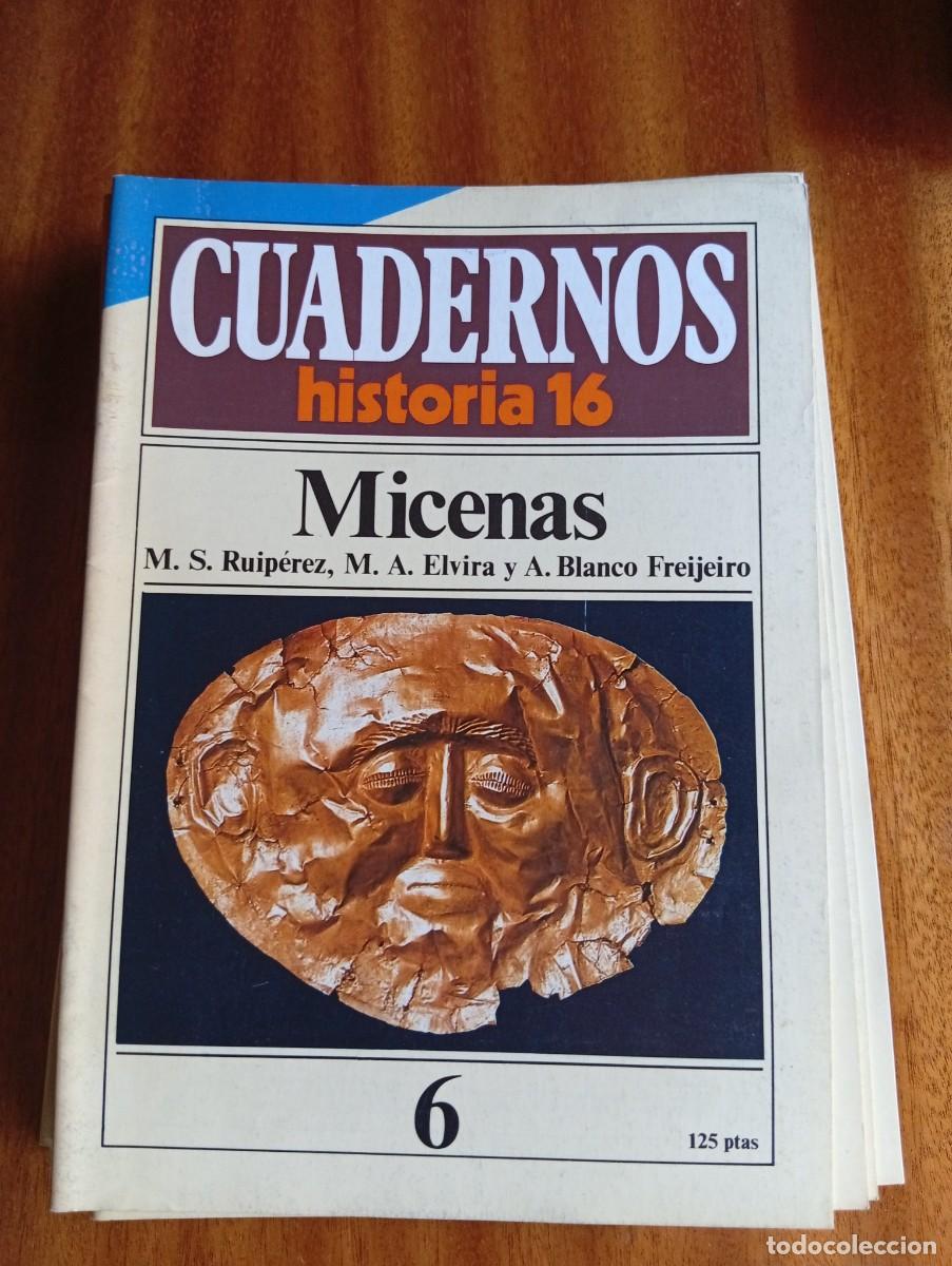 Coleccionismo de revista Historia 16: Micenas. Cuaderno n&ordm;6.