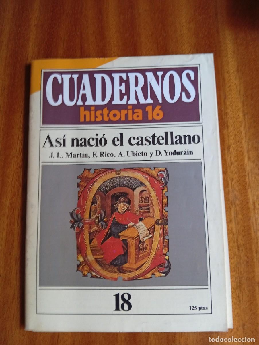Coleccionismo de revista Historia 16: As&iacute; naci&oacute; el castellano. N.&ordm; 18.