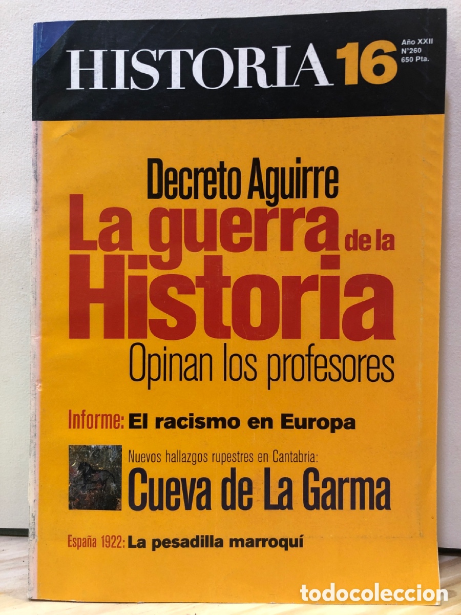 Collezionismo di Rivista Historia 16: Historia 16, N&deg;260, Diciembre 1997, La guerra de la historia