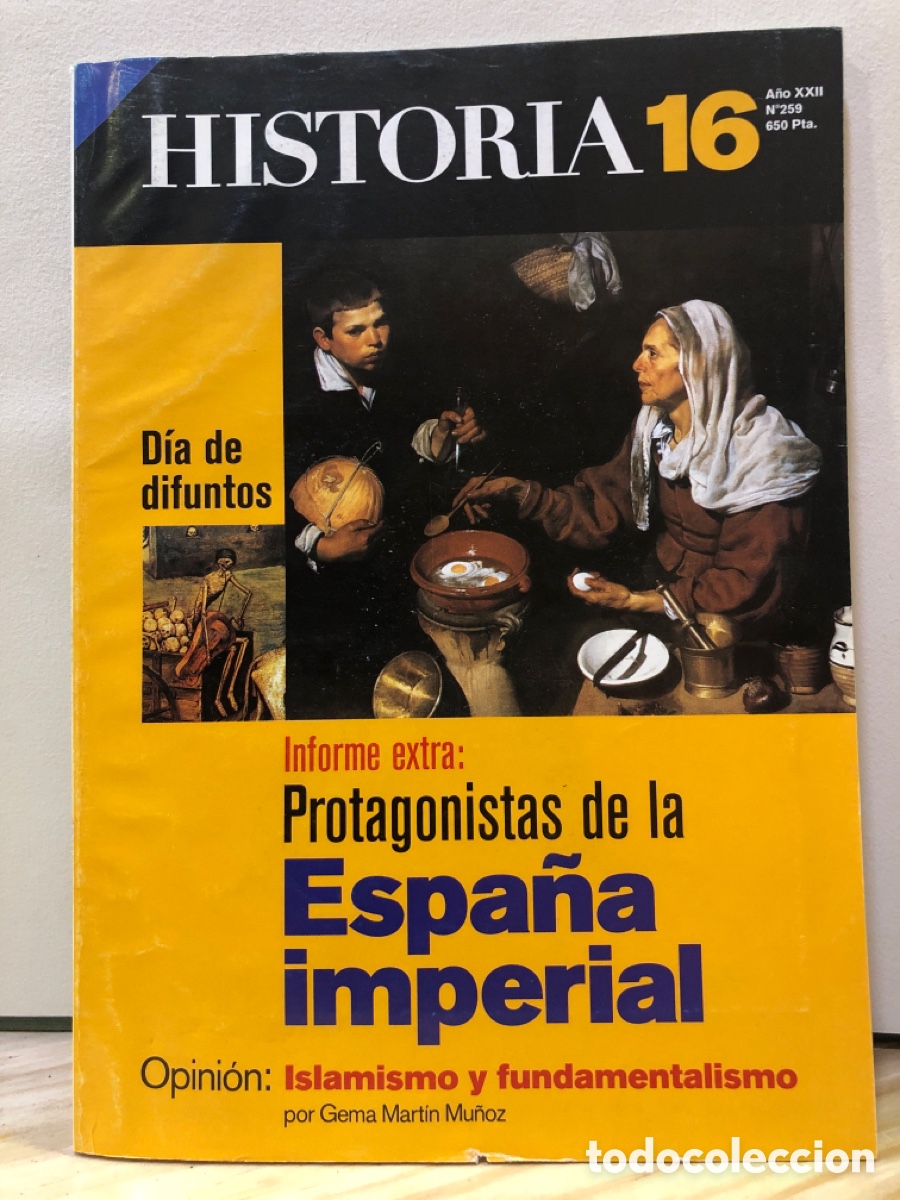 Collezionismo di Rivista Historia 16: Historia 16, N&ordm;259, Noviembre 1997, Protagonistas de la Espa&ntilde;a imperial