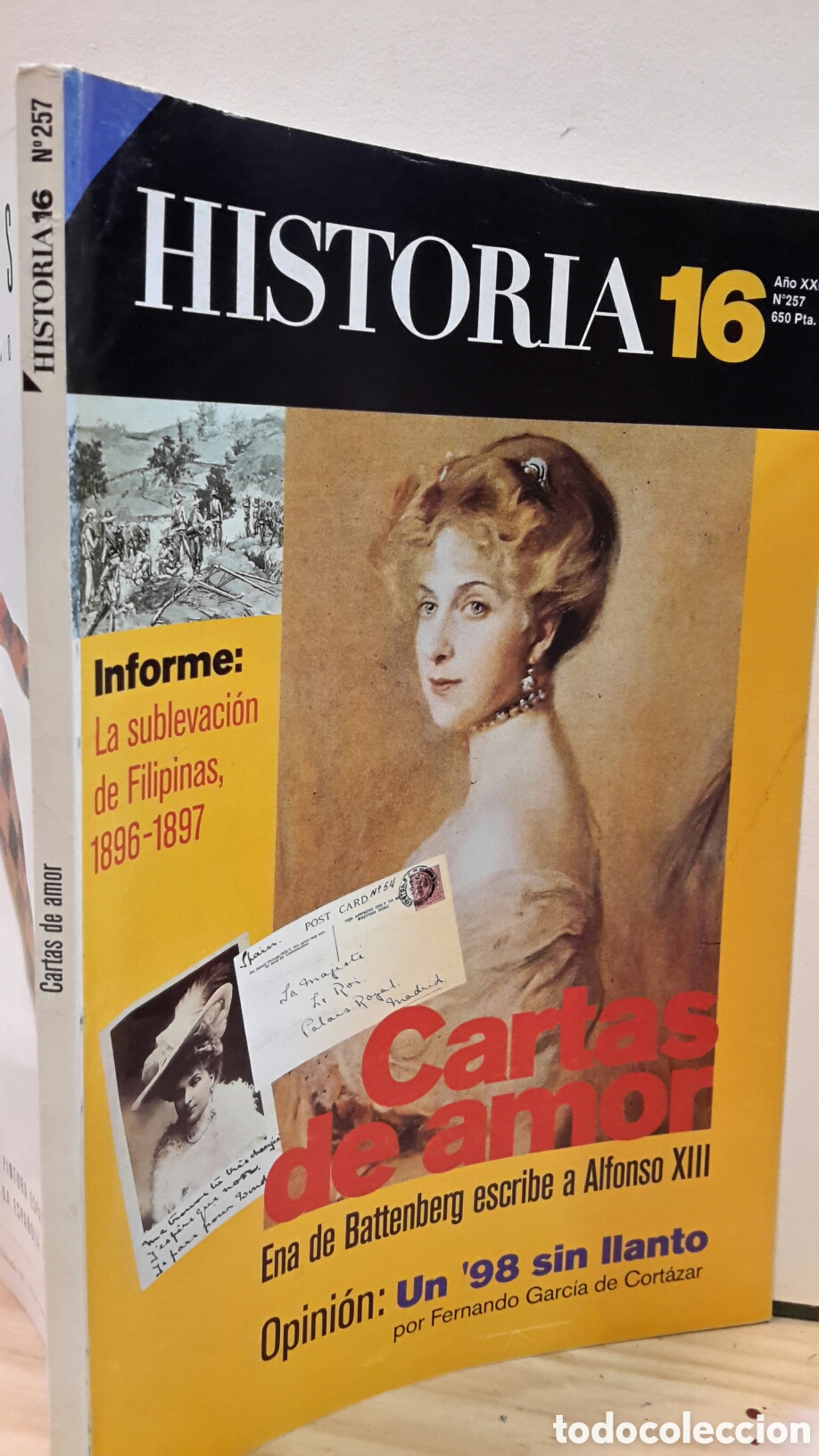 Collezionismo di Rivista Historia 16: Cartas de amor, Historia 16, N&deg;257