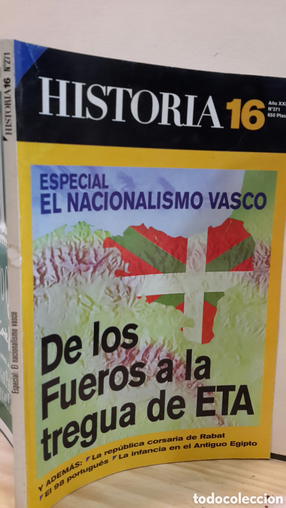 Collezionismo di Rivista Historia 16: Especial:El nacionalismo vasco, Historia16, N&deg;271