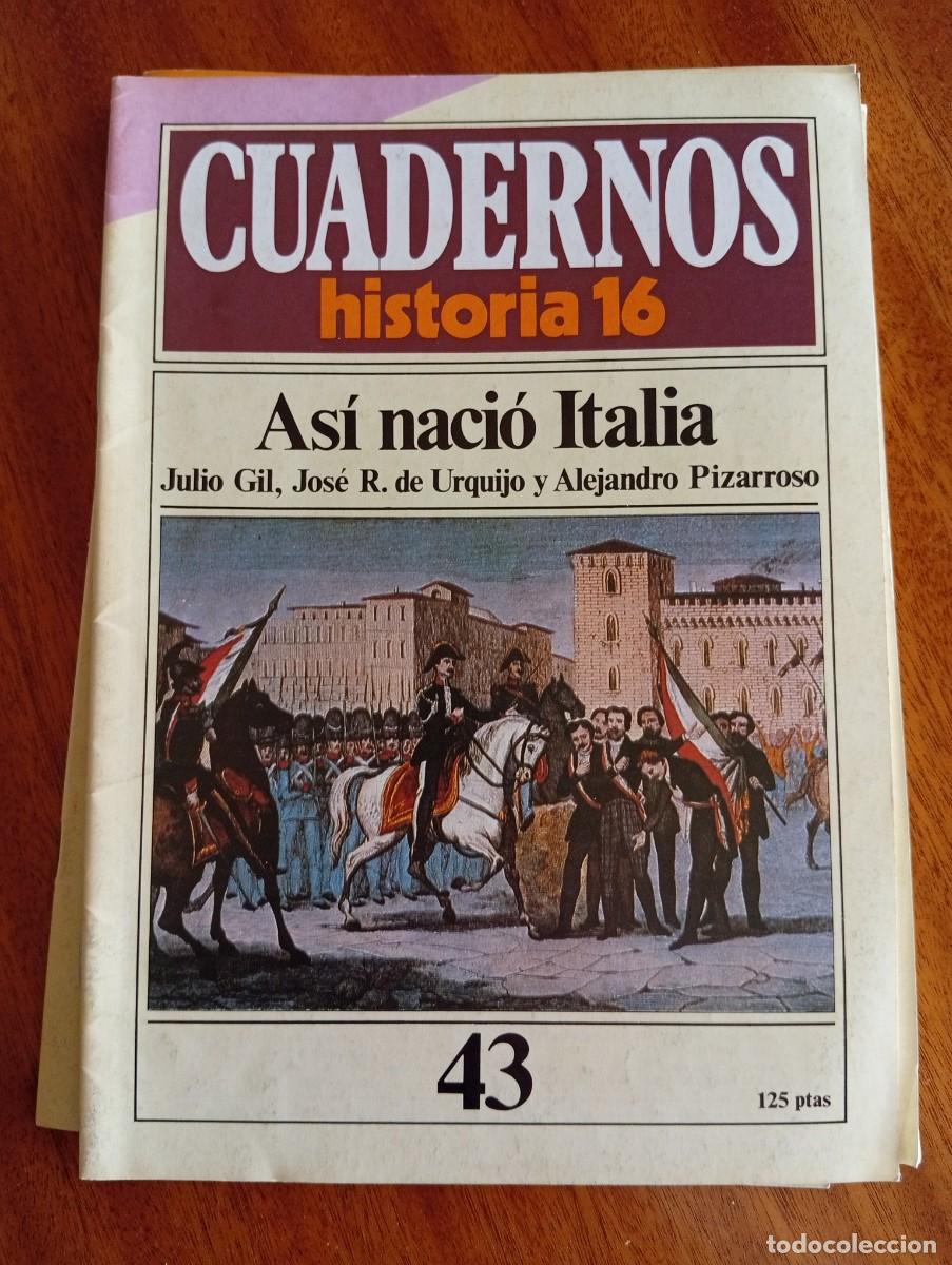 Colecionismo da Revista Historia 16: As&iacute; naci&oacute; Italia. N.&ordm; 43